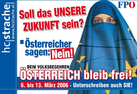 Burka made from EU flag