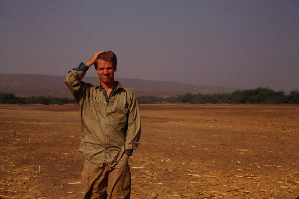 The author in Niger, 1988