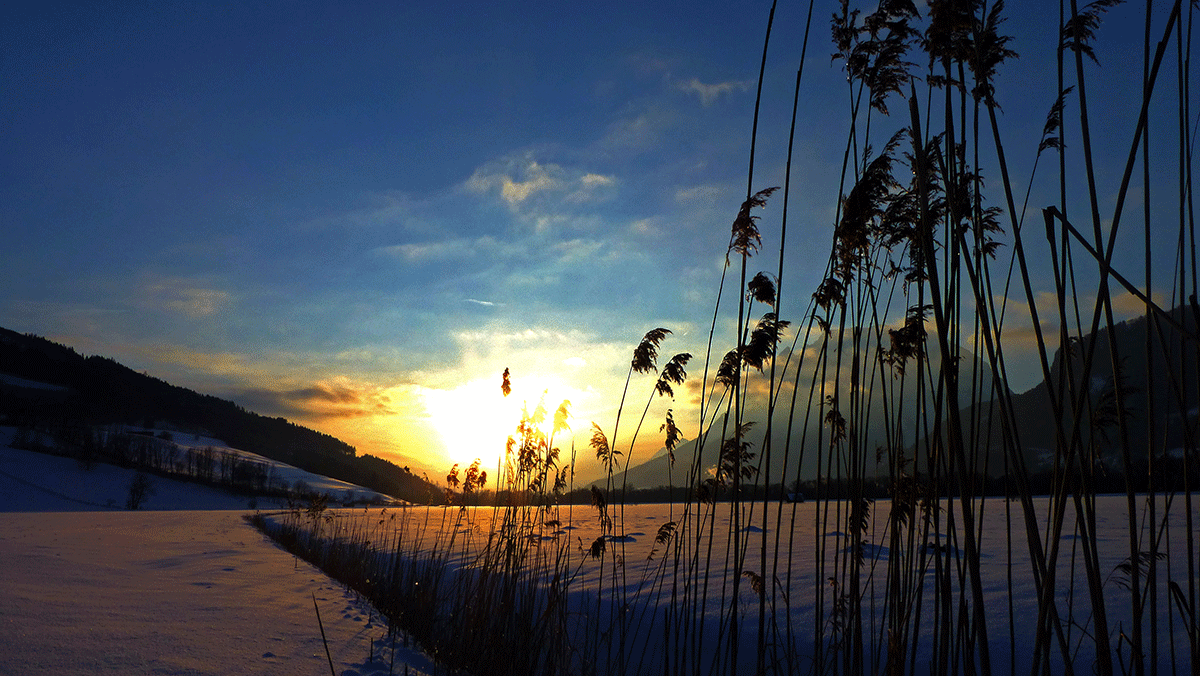 Sunset in Aigen